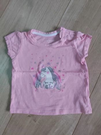 Tee-shirt licorne fille 6 mois (78)