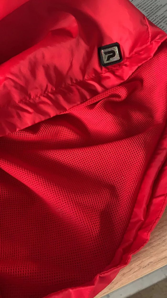 Patrick imperméable parka veste pluie vent rouge enfant xxs capuche kway - photo numéro 11