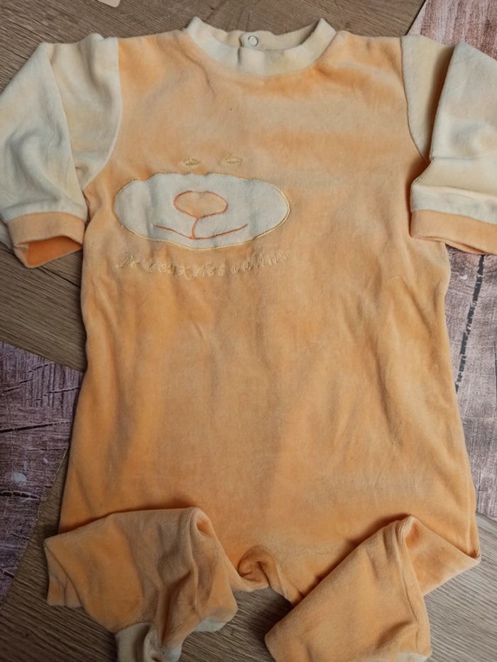 Pyjama velours mixte 18mois