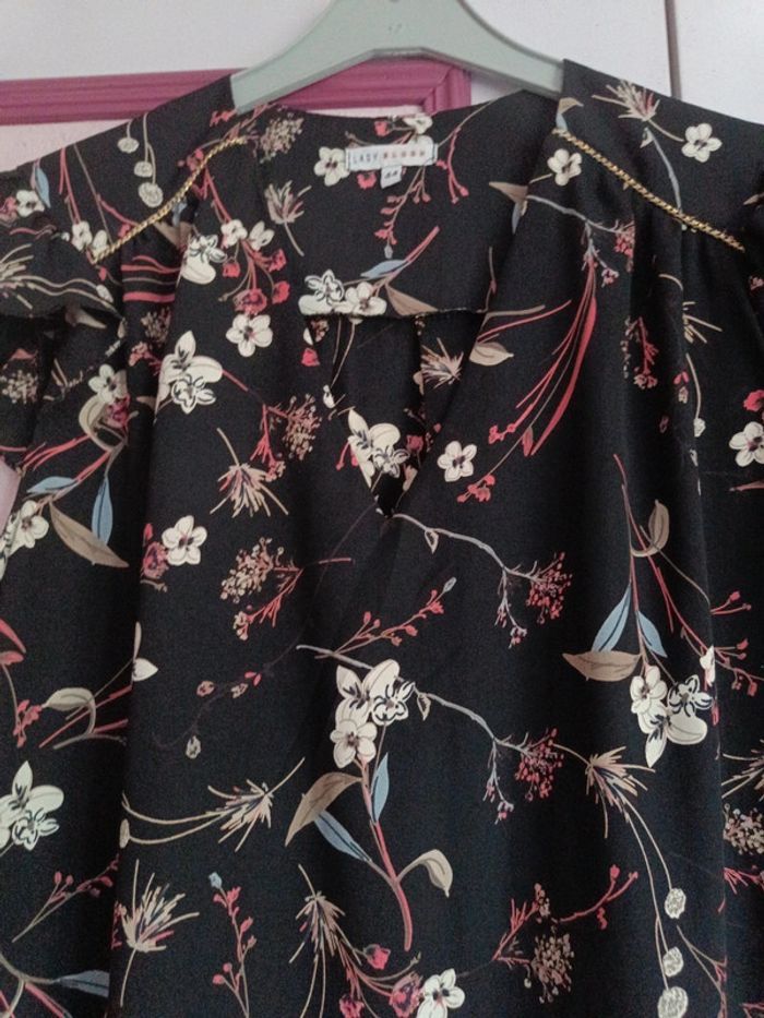 Robe noire imprimée Lady Blush T.44 - photo numéro 12