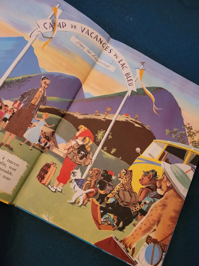 1962 Livre ancien Les Vacances de Caroline Grands Albums Hachette Pierre Probst collection - photo numéro 4