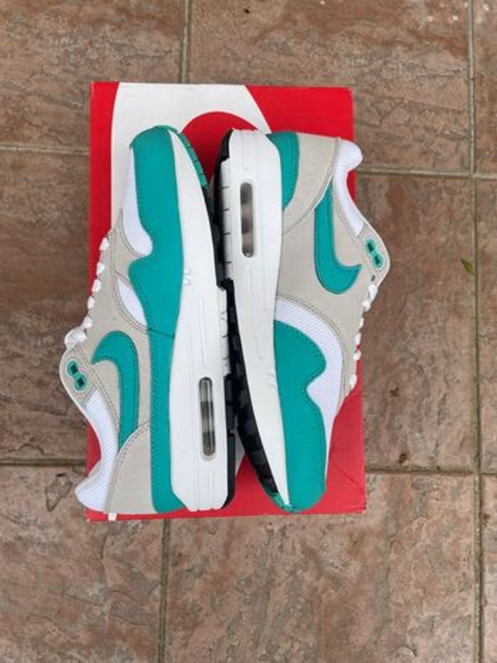 Air Max one blanc et gris bleu jade - photo numéro 6