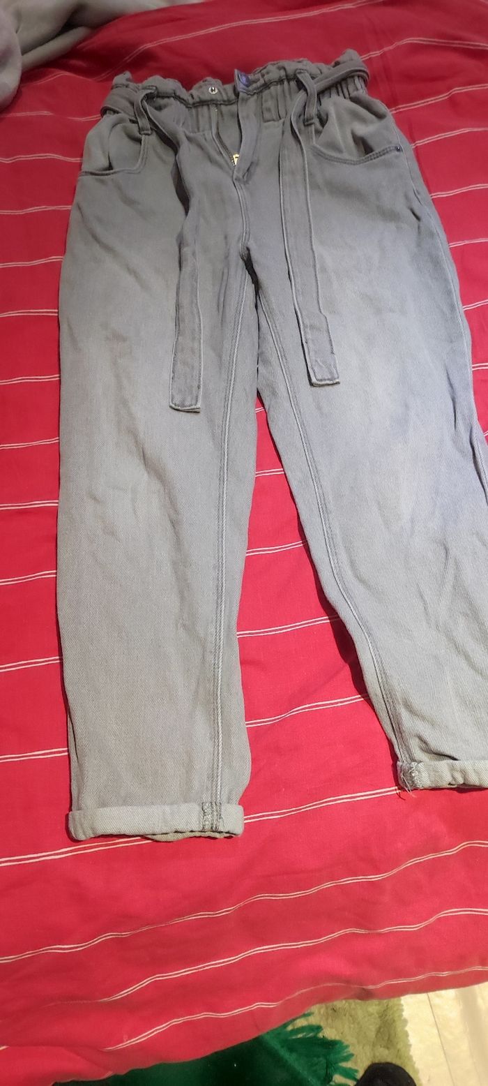 Pantalon jean fille - photo numéro 2