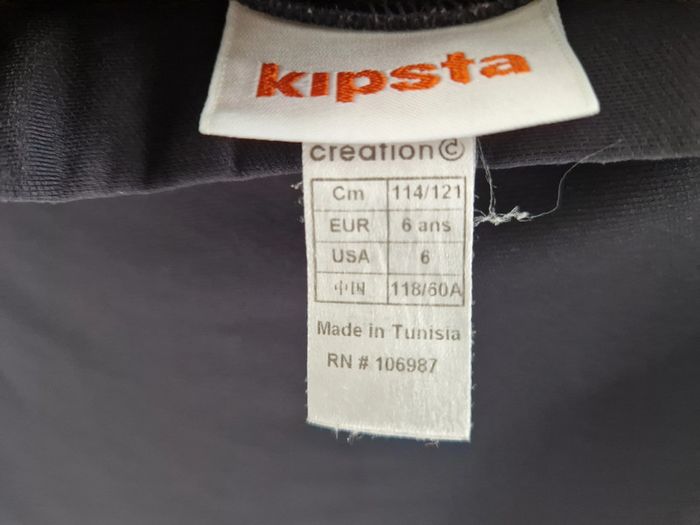 1 t shirt manche longue noir pour ski 6 ans marque KIPSTA decathlon - photo numéro 2