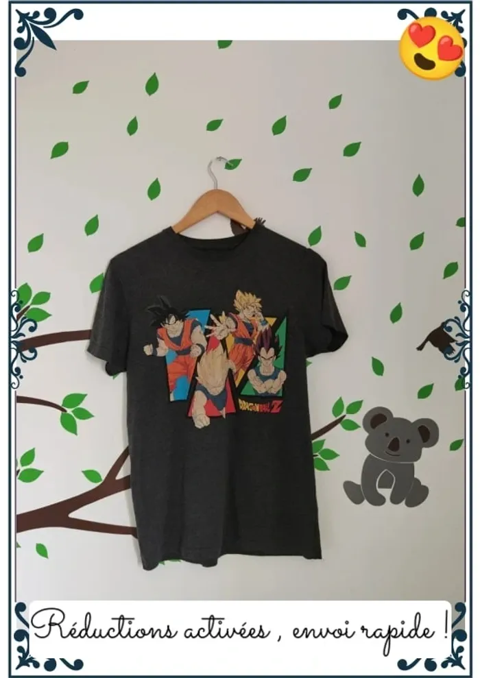 T-shirt homme S dragon ball Z