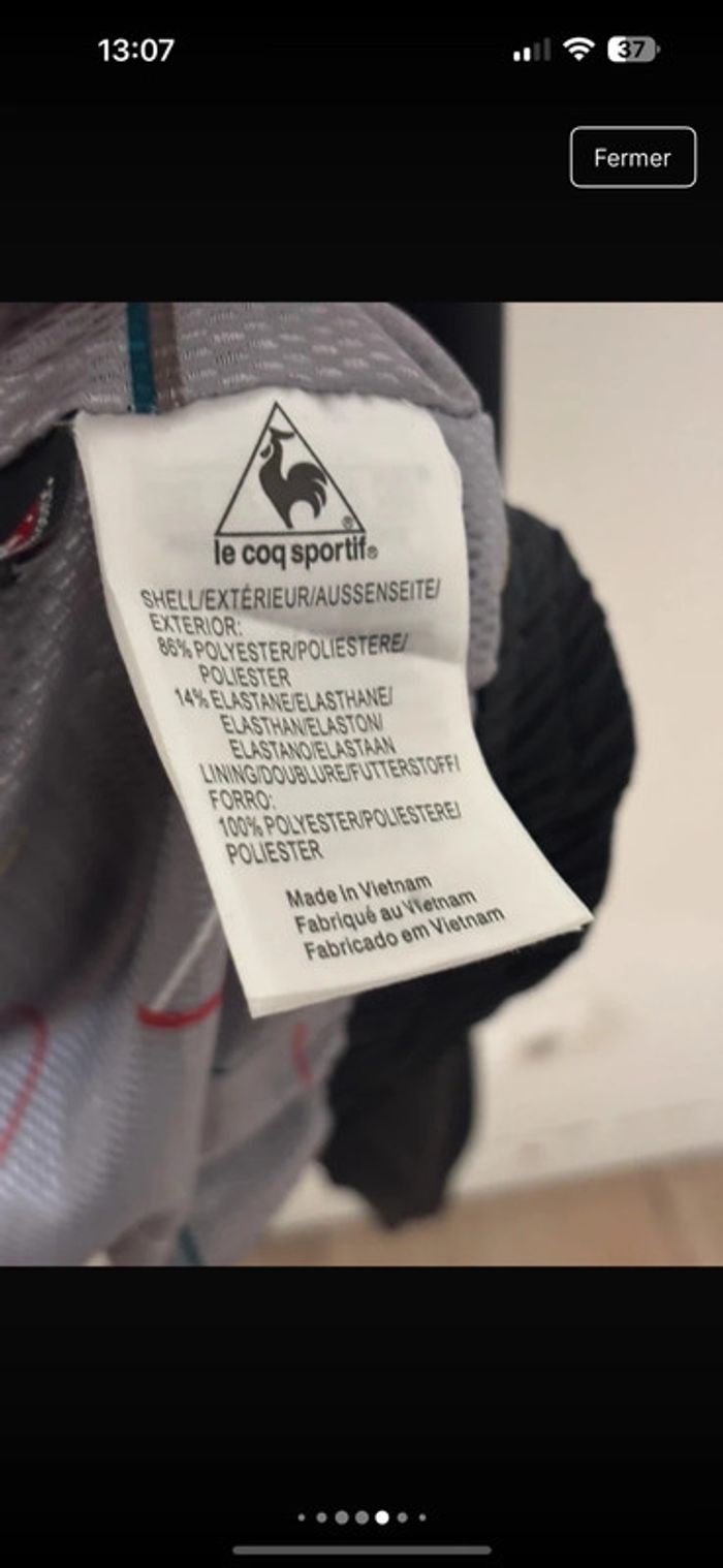 Veste coupe-vent Le Coq Sportif neuve homme XXL - photo numéro 11