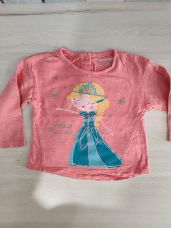 T shirt manches longues Orchestra Princesse 18 mois