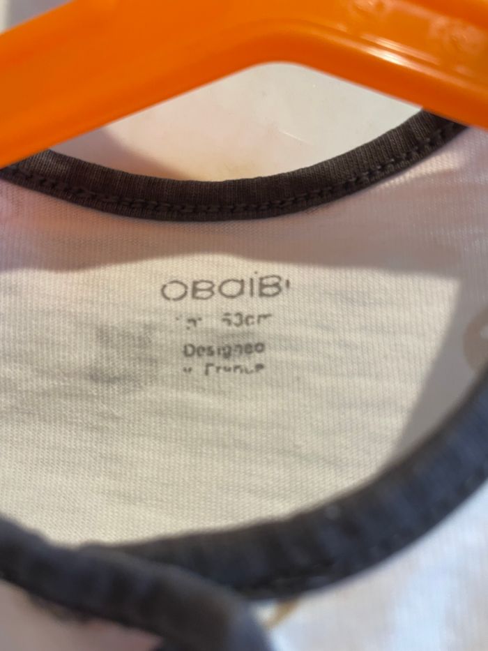 Combi d'été obaibi bébé garçon 1 mois 53 cm - photo numéro 3