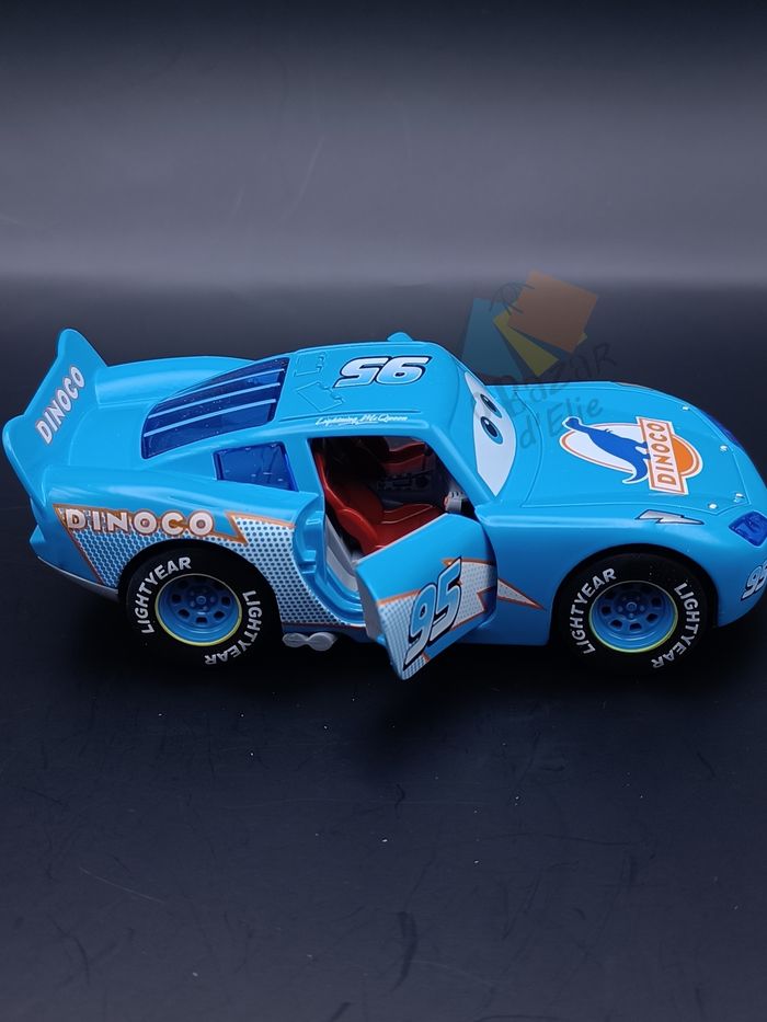 Voiture Cars Flash McQueen Dinoco - photo numéro 5