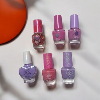 lot de vernis enfant colorés et pailletés 3,5 ml