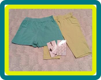 Lot short et corsaire 18 mois
