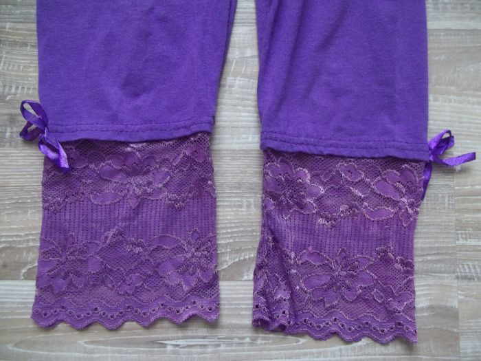 Legging dentelle violet Punkidz 14 ans - photo numéro 2