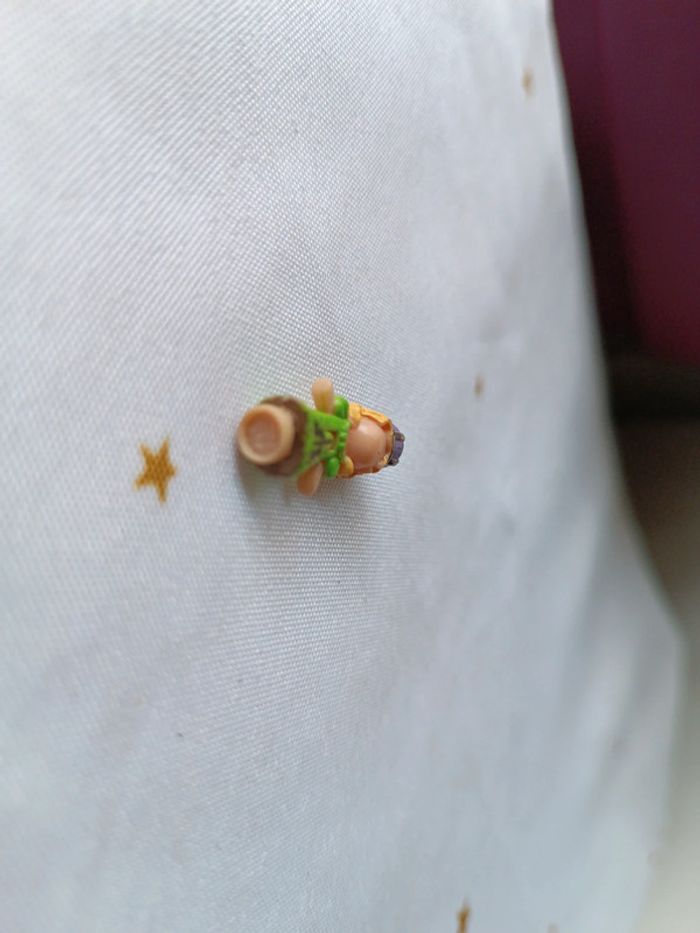 Figurine bague ring crown keepsake bluebird doll miniature micro mini small Polly pocket couronne - photo numéro 7