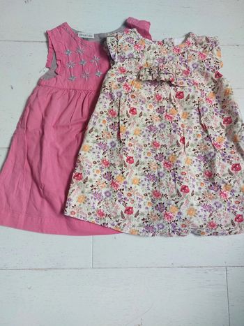 Lot de 2 robes été Taille 6 mois