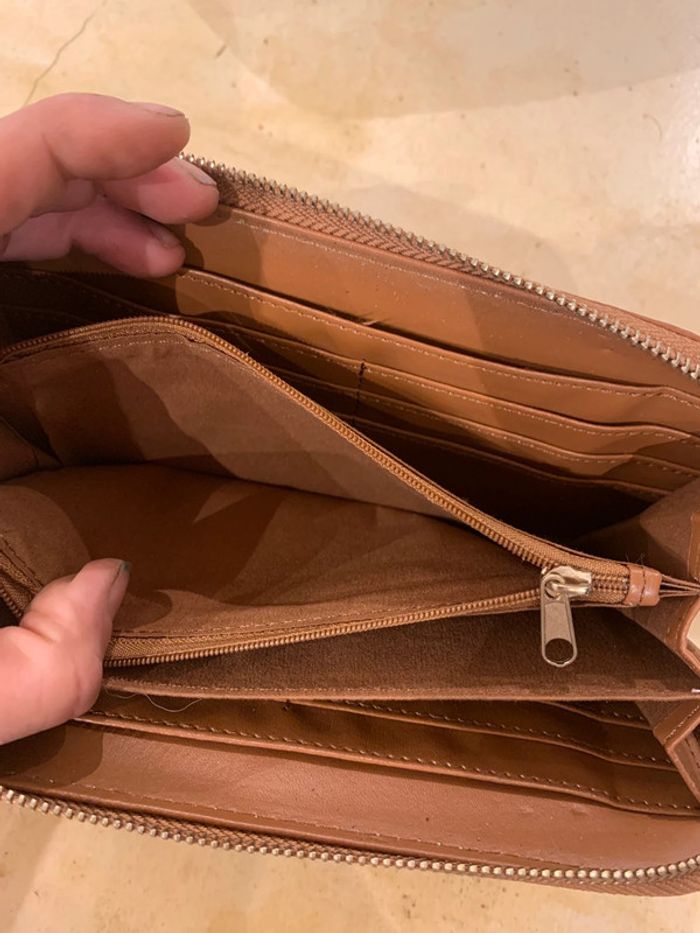 Joli portefeuille porte monnaie neuf marron - photo numéro 5