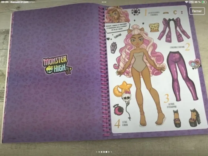 Neuf Livre création design monster high - photo numéro 6