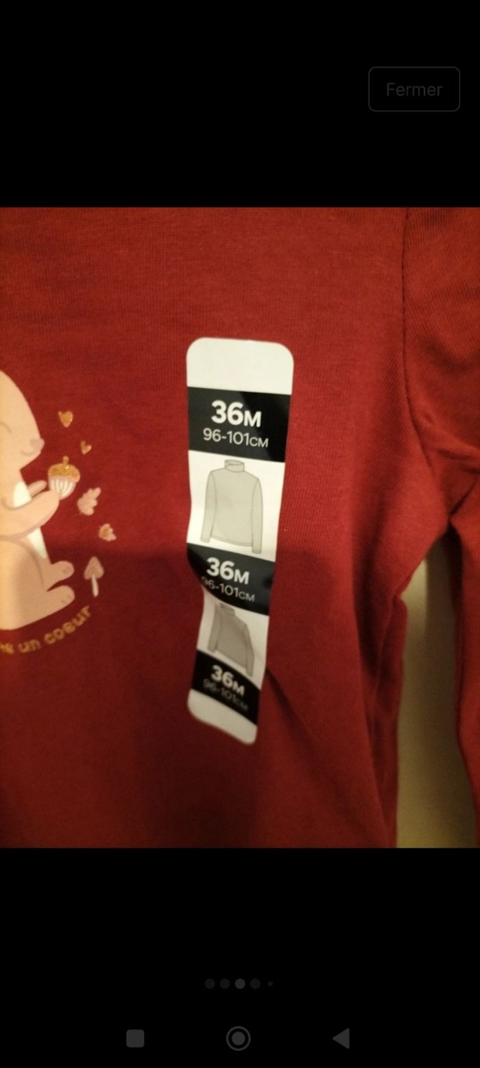 Sous pull 3 ans in extenso - photo numéro 3