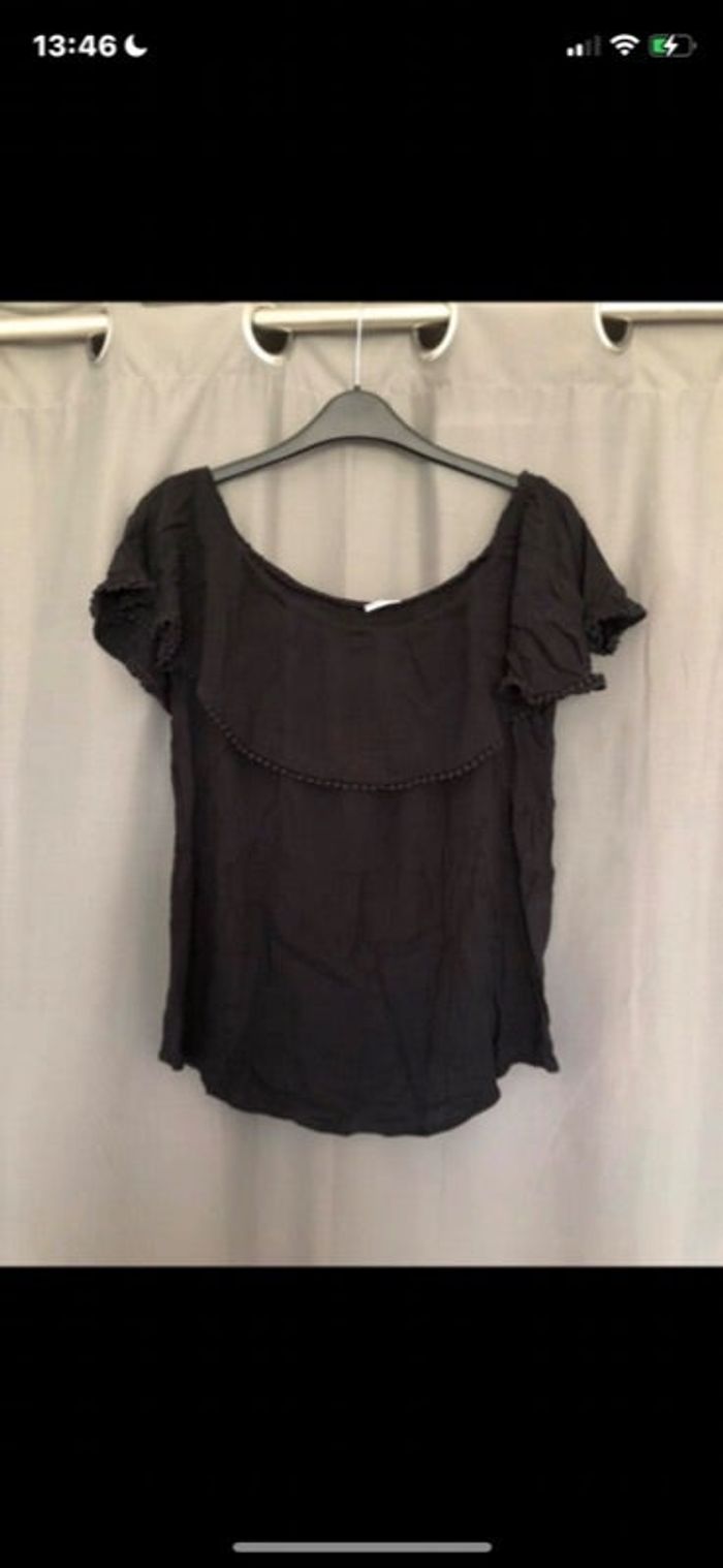blouse noir
