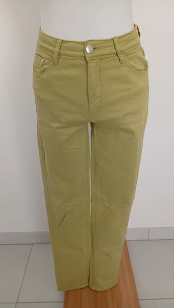 Jeans slim vert. Cache Cache. Taille 40