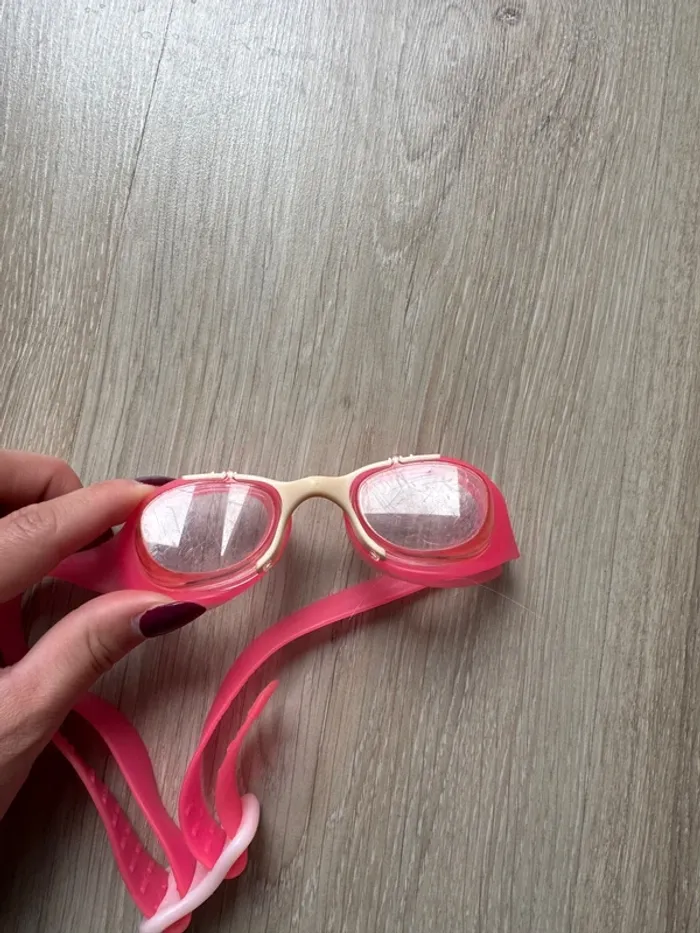 Lunettes de piscine enfant roses