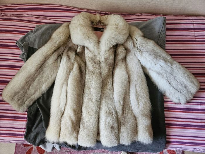Manteau vintage en fourrure naturelle