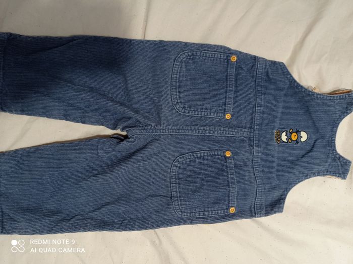 salopette bleue de DPAM 18 mois ref R127 C6 - photo numéro 2