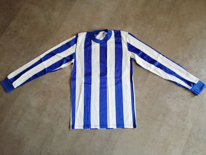 T shirt manches longues rayé bleu et blanc 12-14 ans - photo numéro 3