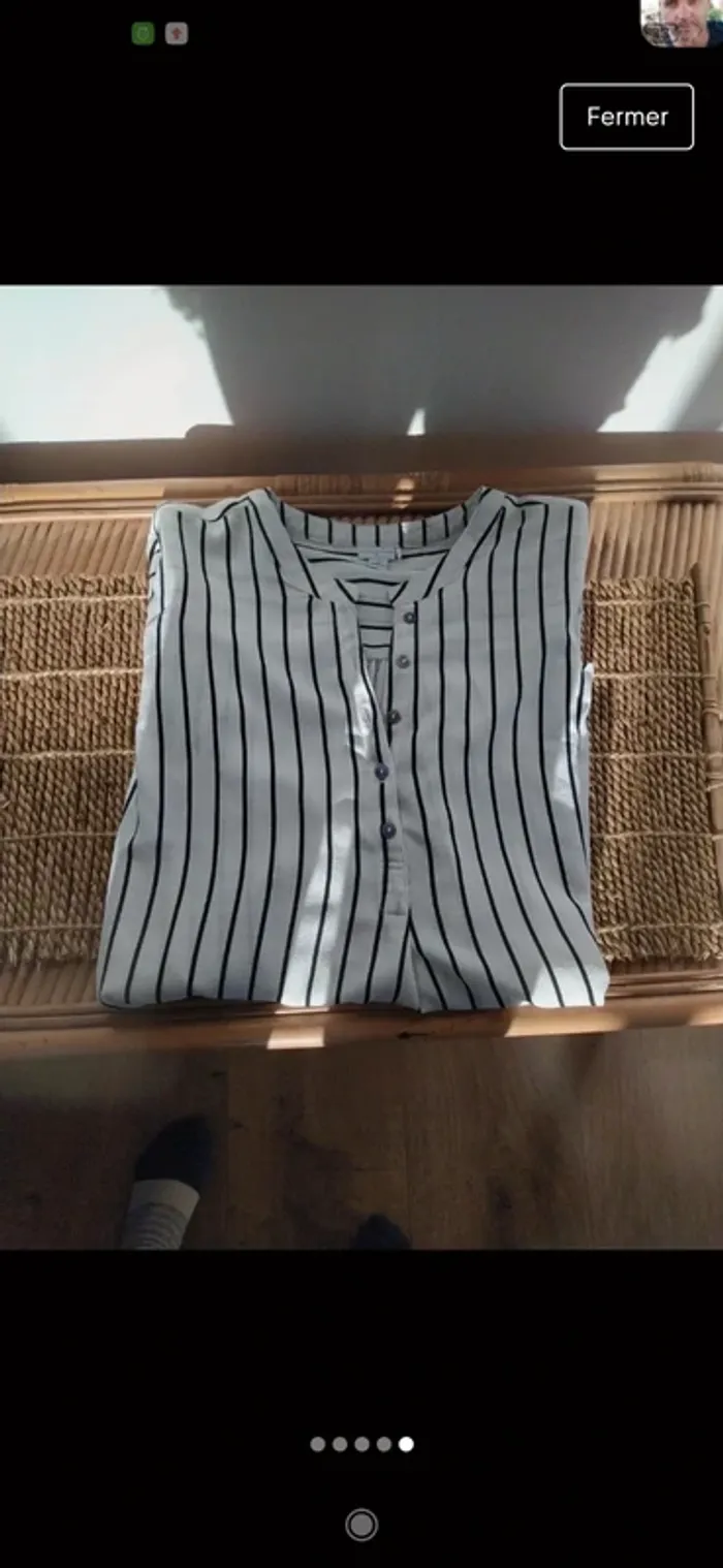 Chemise rayée Jacqueline de Yong 38 - photo numéro 4