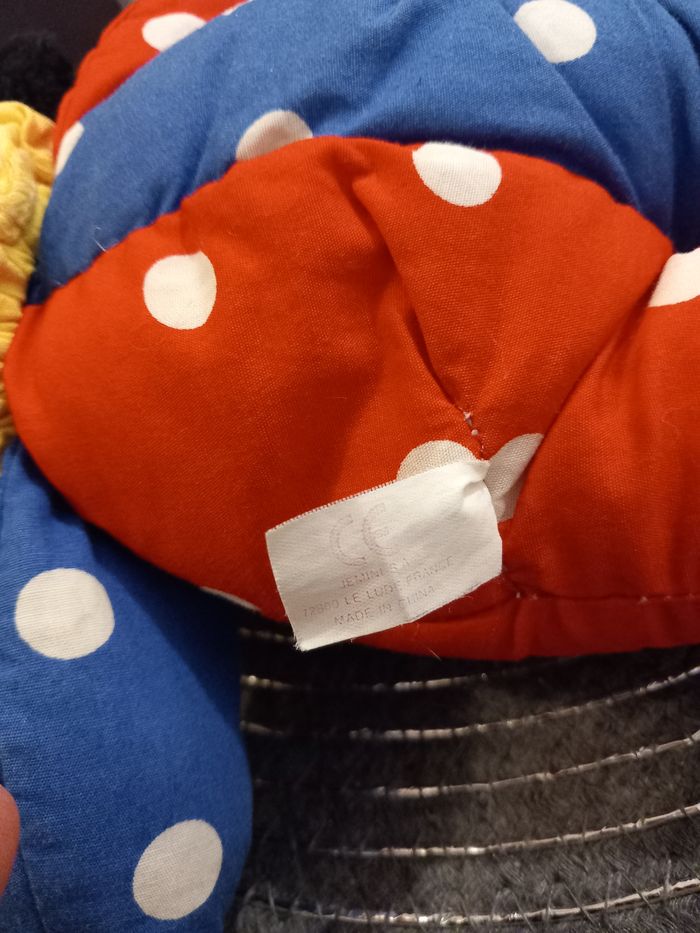 Peluche chien clown Jemini vintage 27cm - photo numéro 5