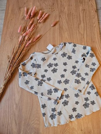 Tee shirt manches longues côtelés Zara 4/5 ans
