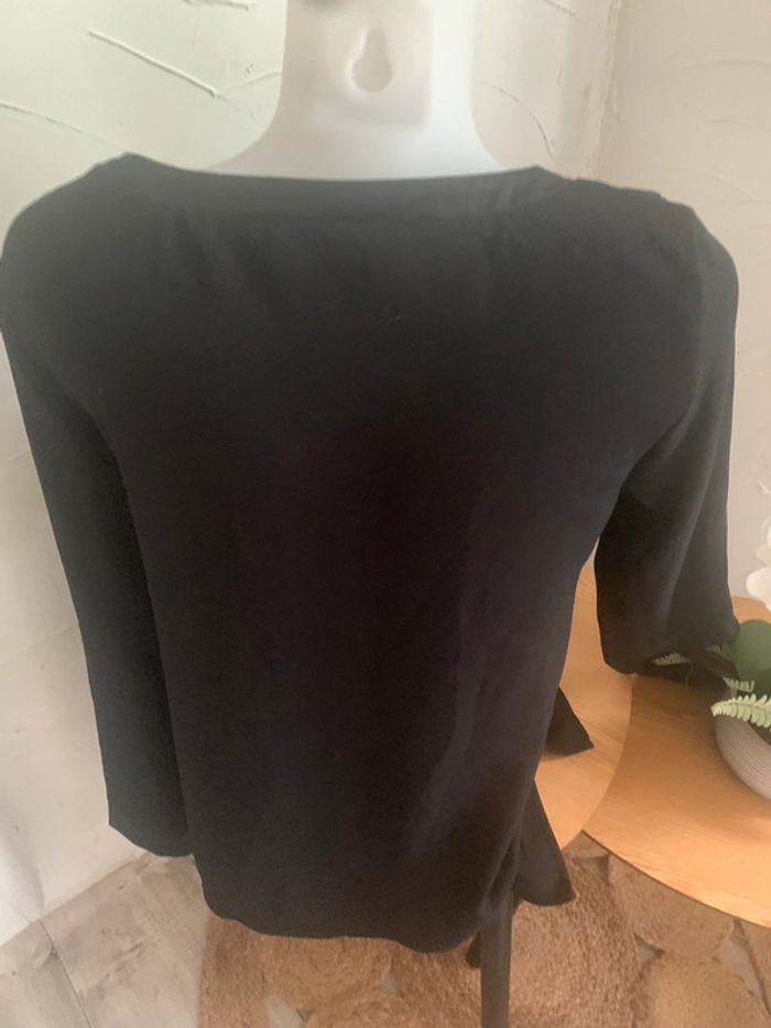 Blouse noire manches longues taille 38 - photo numéro 4