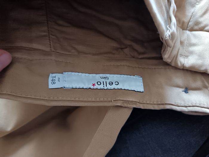Pantalon marron clair sable - photo numéro 4