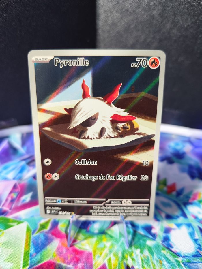 Carte pokémon neuve 🇨🇵 Pyronille 196/191 Étincelles Déferlantes - photo numéro 2