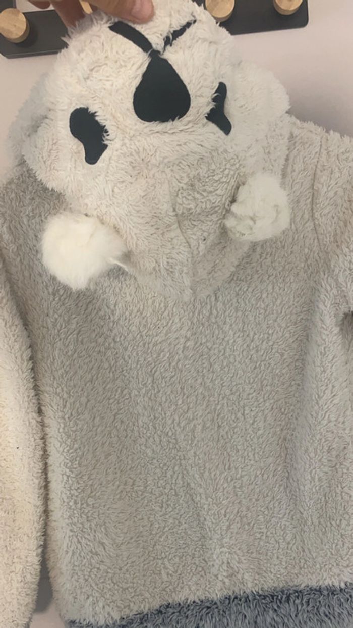 Gilet Be Gummy crème à capuche - photo numéro 6