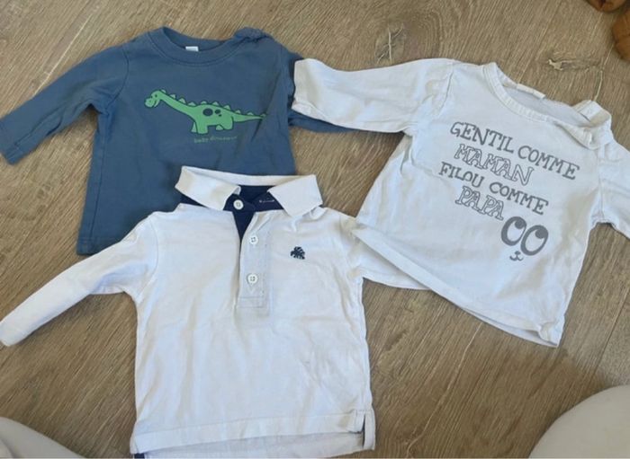 Lot tee-shirts manches longues