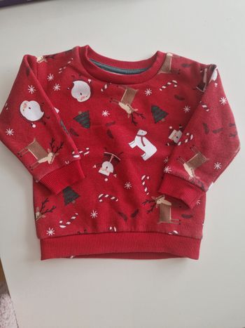 Sweat molleton garçon 12/18 mois Noël Primark