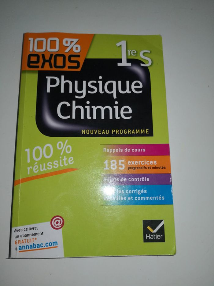 📌 100% Exos Physique-Chimie 1re S - Nouveau Programme