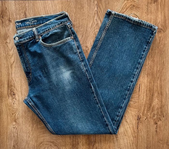 Jean/pantalon bleu marine Levi's Denzen 285 pour homme, taille W 38 L 34 (48 taille française) - photo numéro 5