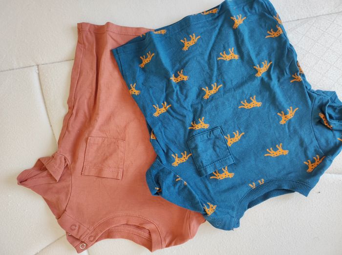 Lot de deux tee shirt 9 mois - photo numéro 2