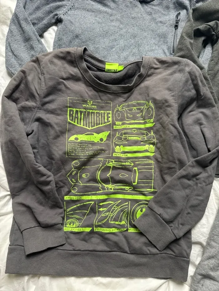 Lot 4 sweat-shirt 8 ans garçon - photo numéro 4