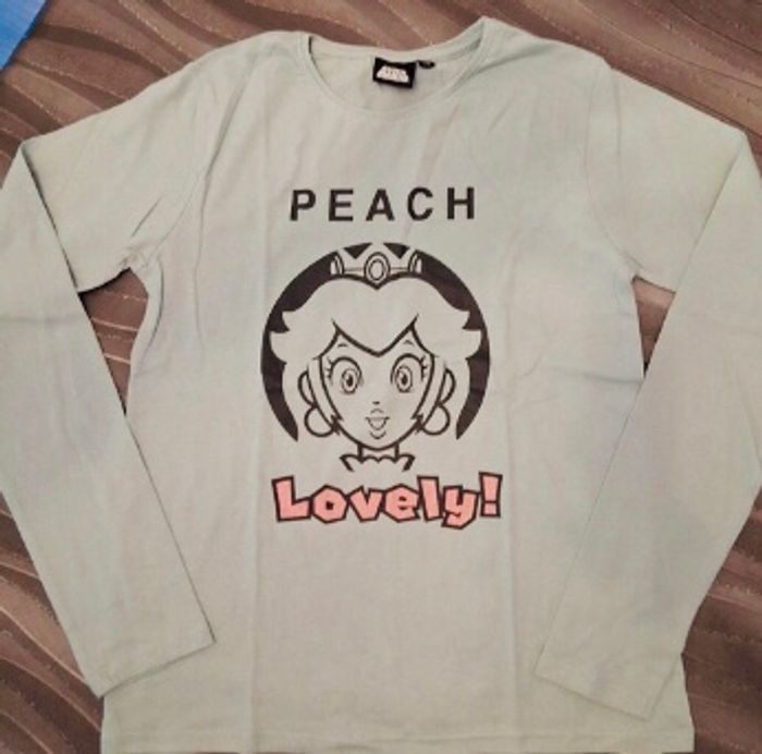 Tee-shirt à manches longues super mario 12 ans - photo numéro 4