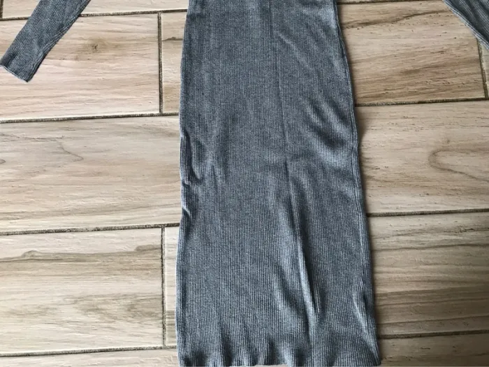 Robe longue  grise d&z fashion S - photo numéro 2