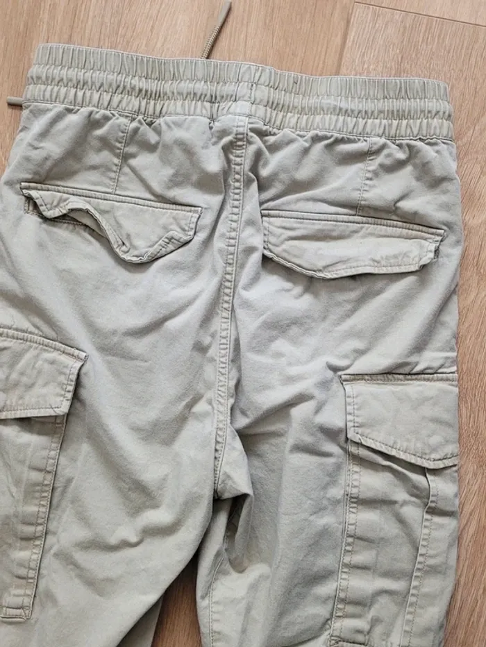 Pantalon jogger cargo beige H&M - photo numéro 4