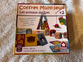 Coffret multi-jeux "les animaux du zoo"