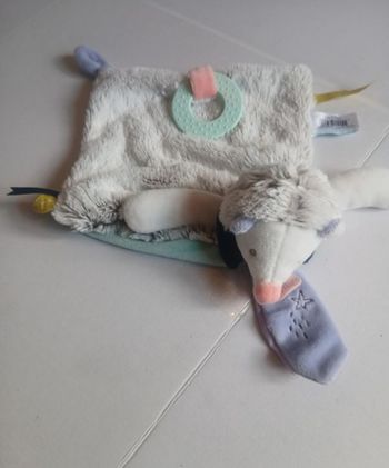 Doudou furet gris très doux