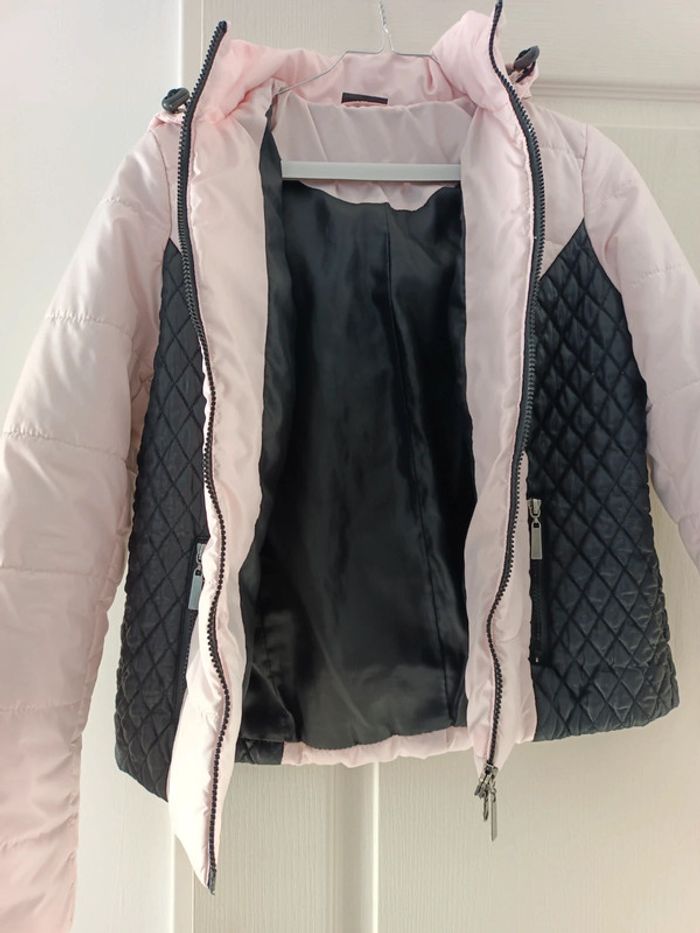 Veste matelassée légère rose noire mi saison 36 bonprix - photo numéro 9