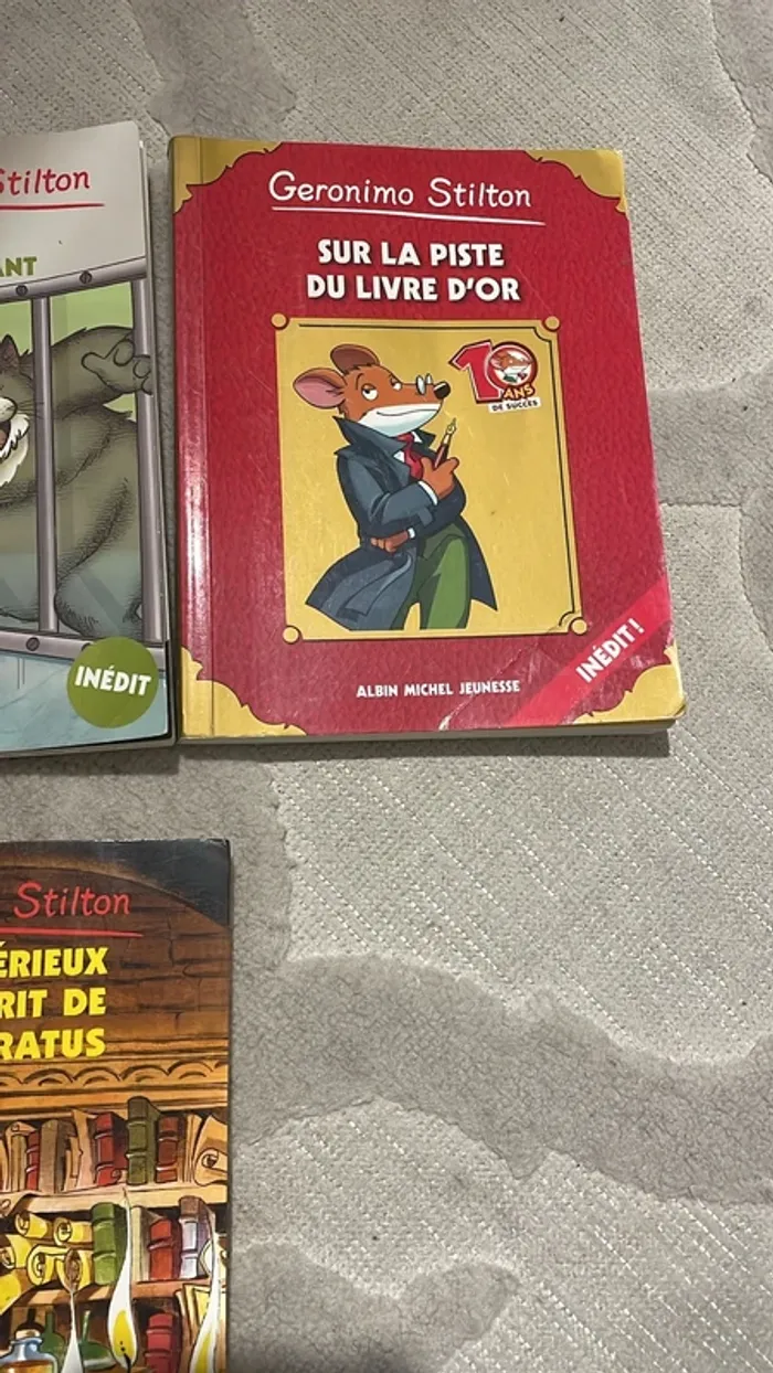 Lot 10 livres Geronimo Stilton - Aventures, Mystères et Enquêtes - Parfait état - photo numéro 4