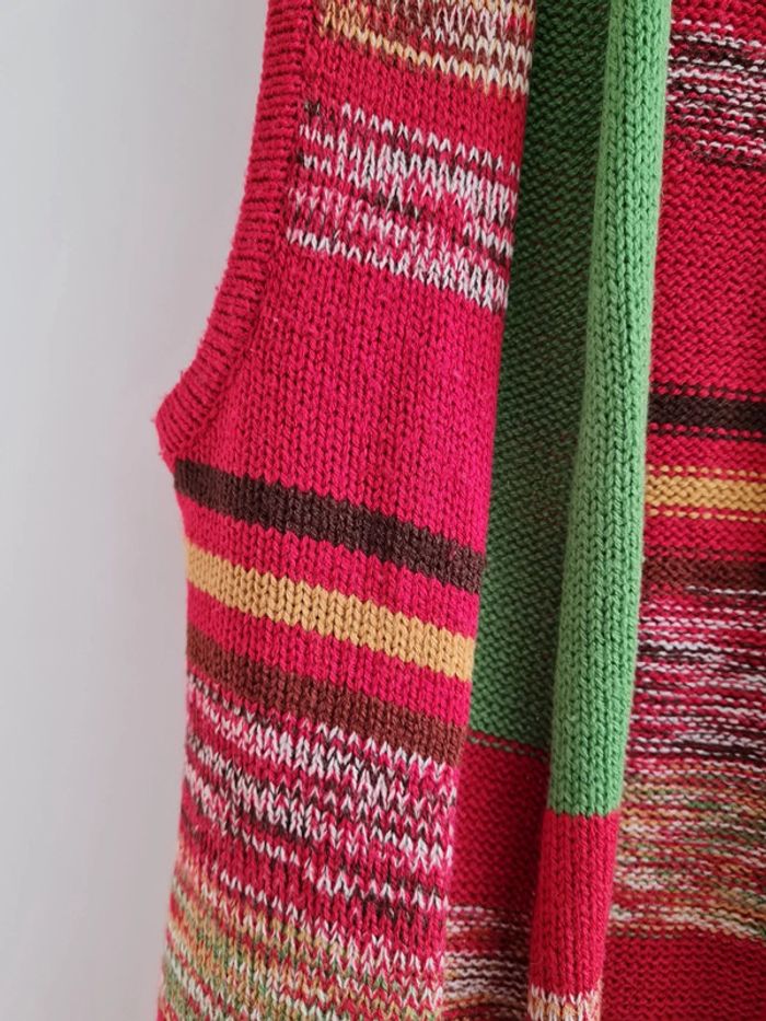 Gilet multicolore mi saison S rainbow - photo numéro 3