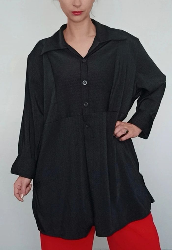 Blazer long chic noir qualité taille 42/44 - photo numéro 4
