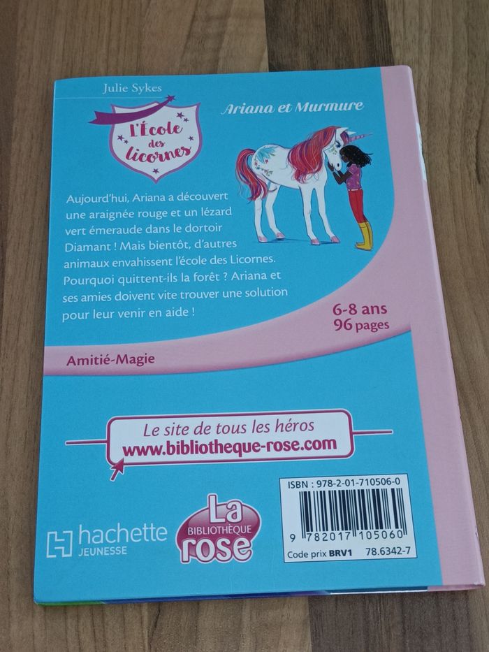 Livre École des licornes 🦄 tome 8 Ariana et Murmure - photo numéro 2